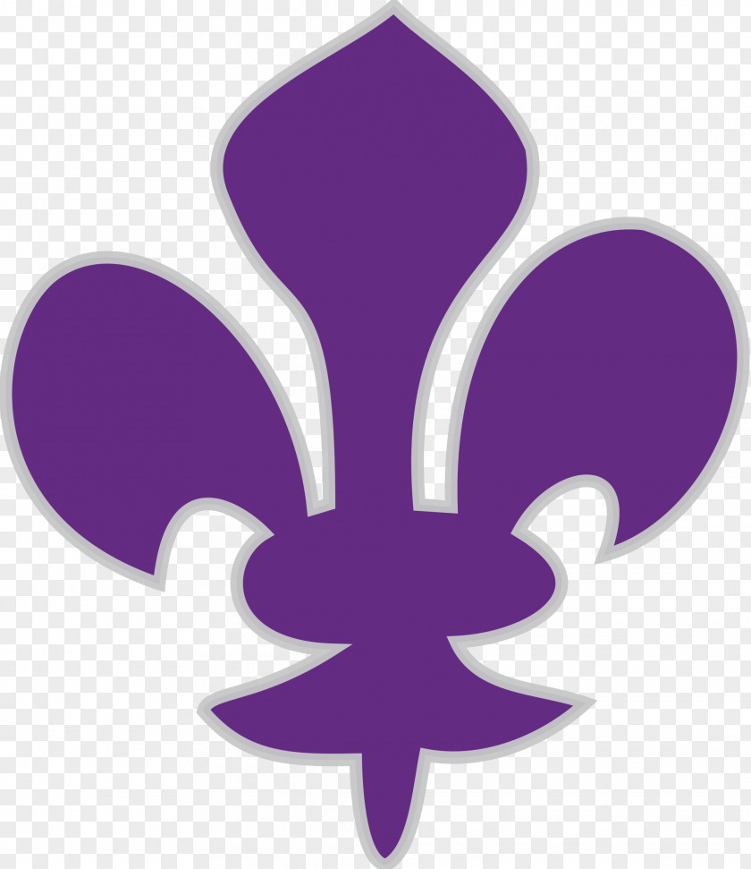 Purple Fleur-de-lis Wikipedia Clip Art PNG