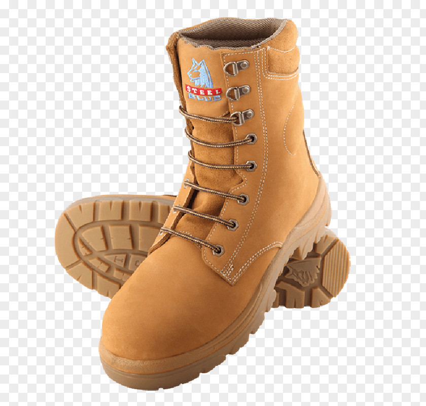 Boot Steel Blue Safety Footwear Nubuck PNG