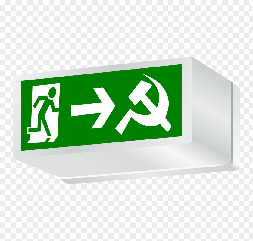 Capitalism Emergency Lighting Exit Sign Light-emitting Diode LED Lamp PNG