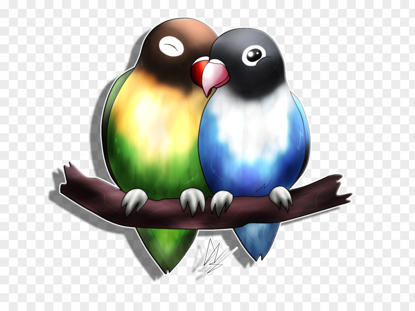 Love Birds Grey-headed Lovebird Parrot Yellow-collared PNG