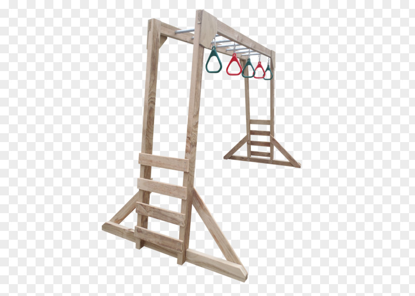 Monkey Bars Wood Jungle Gym Playground Swing Ladder PNG