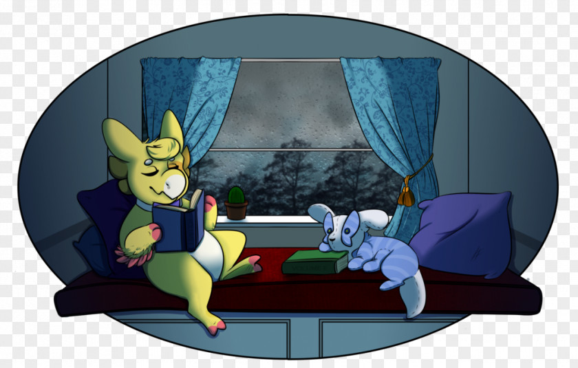 Relaxation Vertebrate Fiction Cartoon Desktop Wallpaper PNG