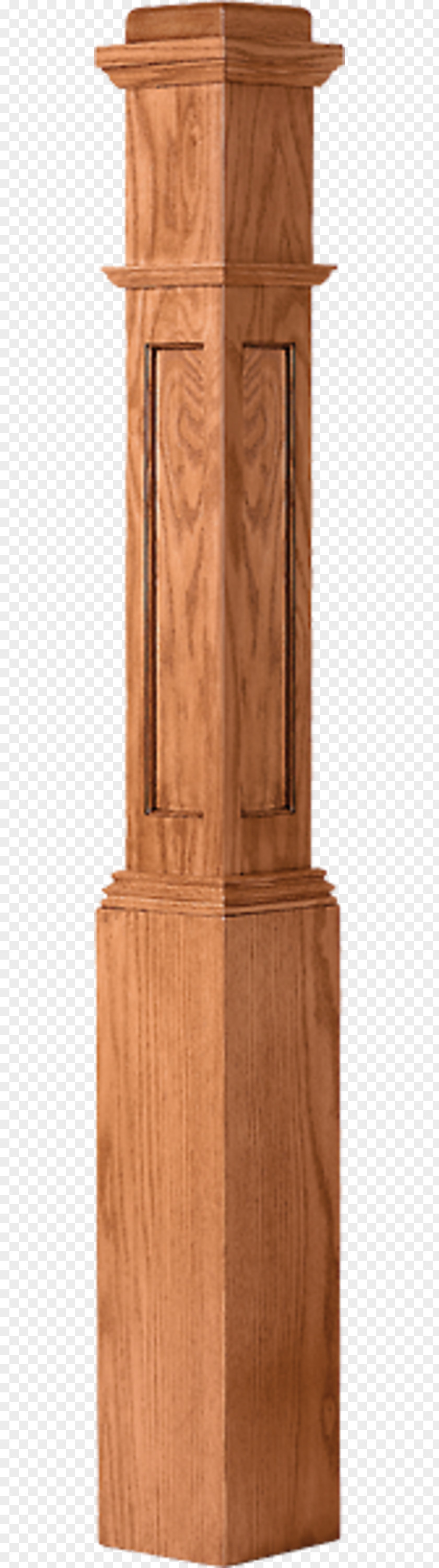 Stairs Newel Baluster Wood Stain Box PNG