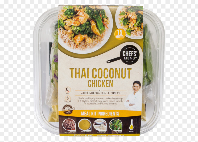 Thai Coconut Vegetarian Cuisine Chef Menu Gourmet Food PNG