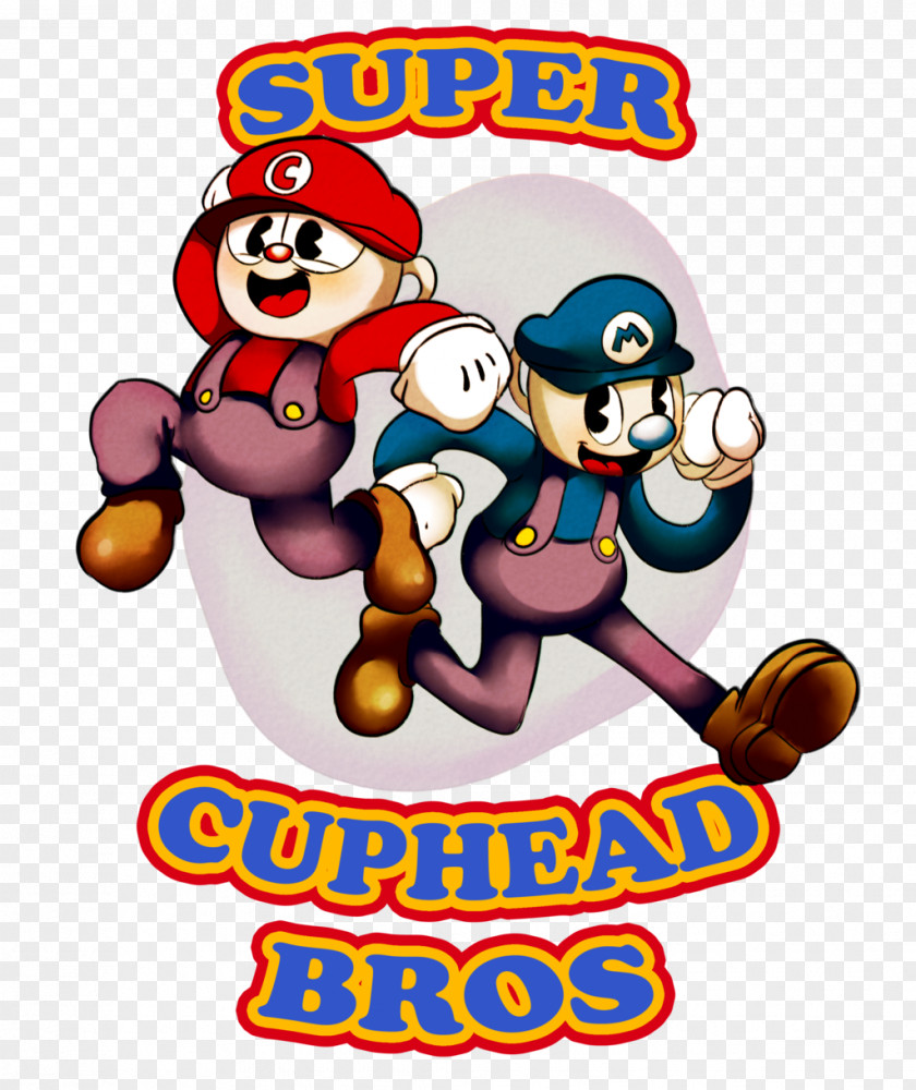 Luigi Cuphead Mario Bros. Super World T-shirt PNG