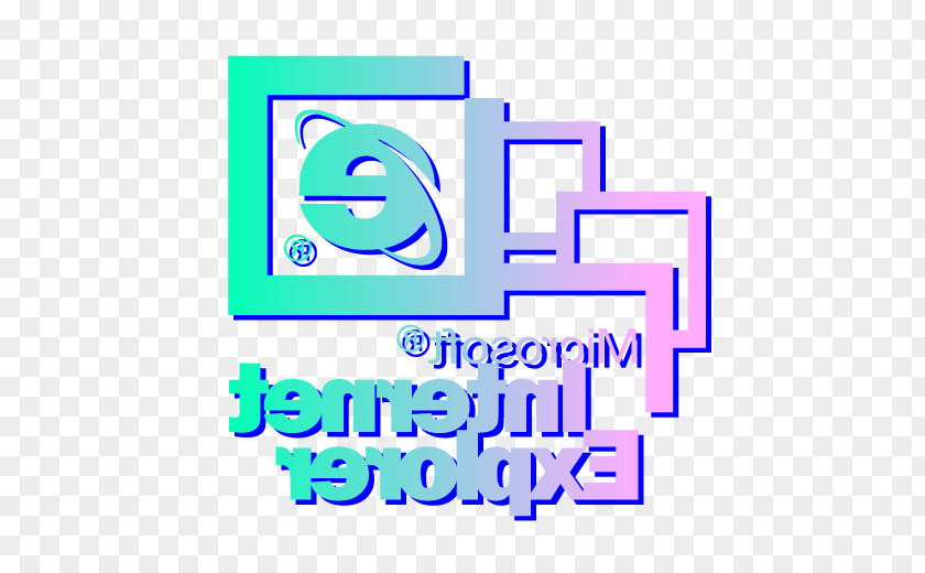 Internet Explorer Vaporwave PNG