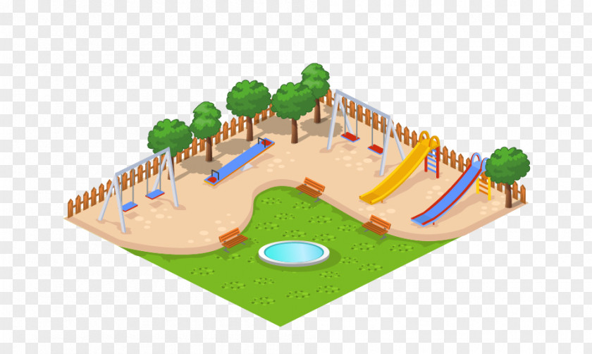 Playground Groenendaal Pixel Art Game PNG