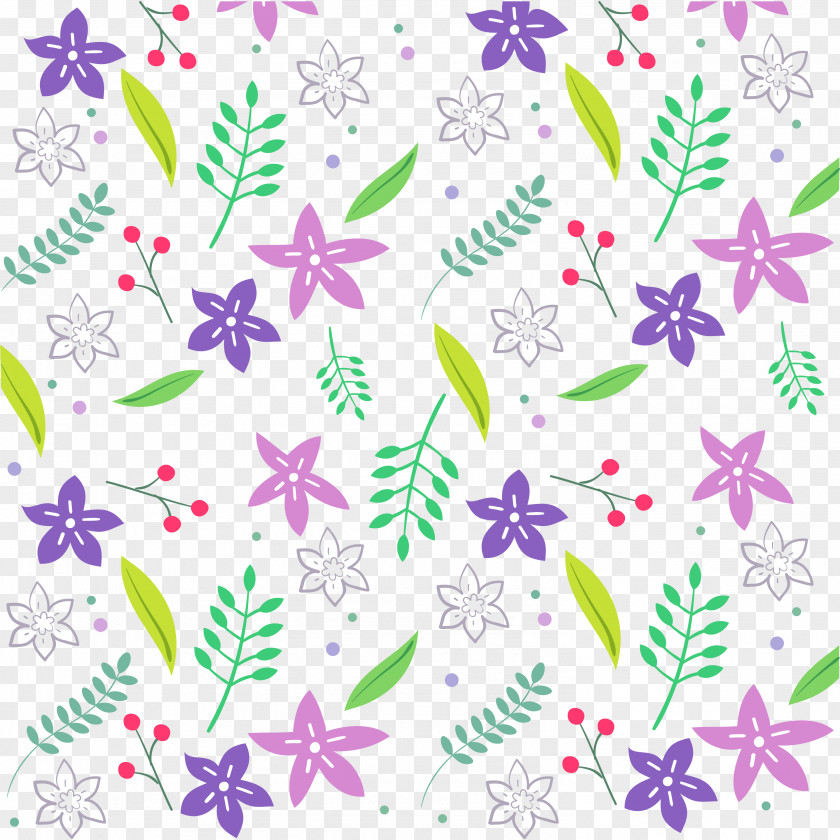 Purple Pattern Background Flower Clip Art PNG
