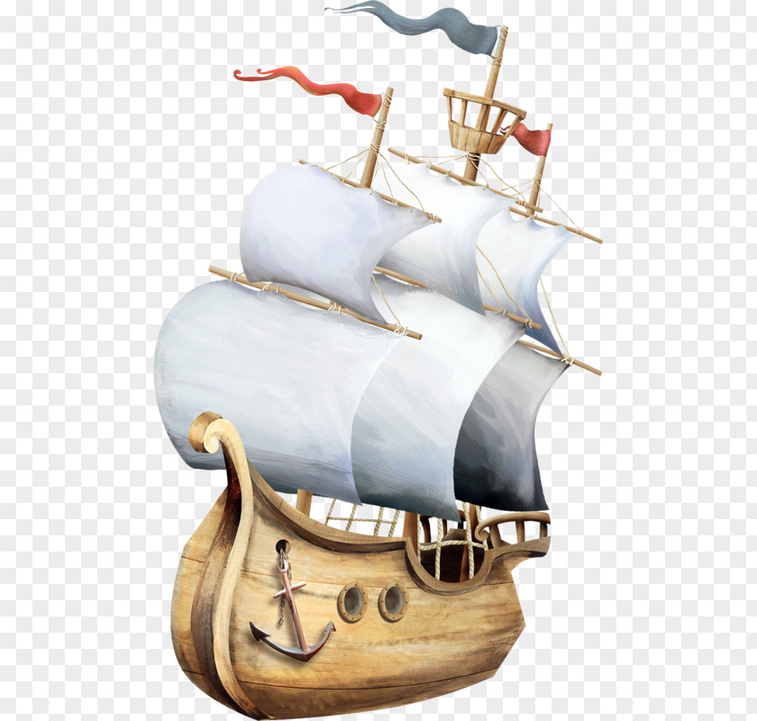 Hand-painted Sailing Drawing Clip Art PNG