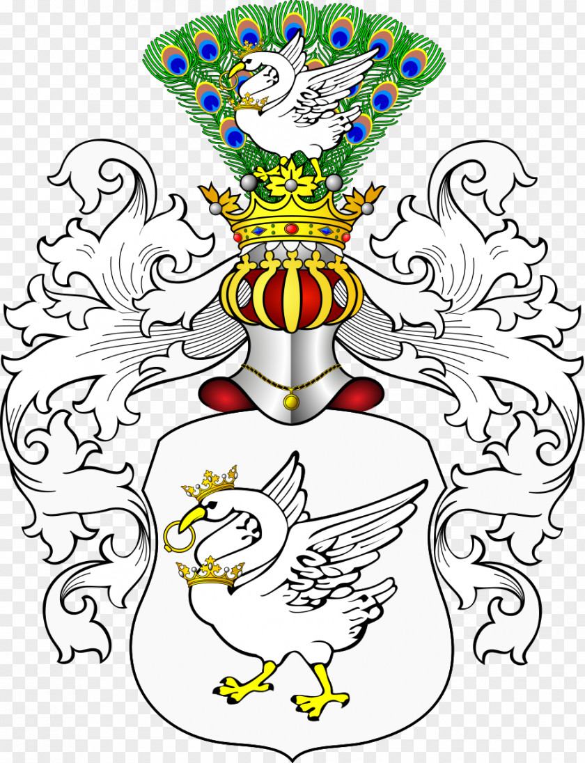 Herby Szlacheckie Łabędź Coat Of Arms Poland Share-alike Wikipedia PNG