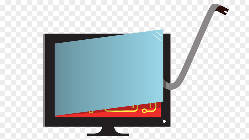 Laptop LCD Television Computer Monitors Display Device LED-backlit Set PNG