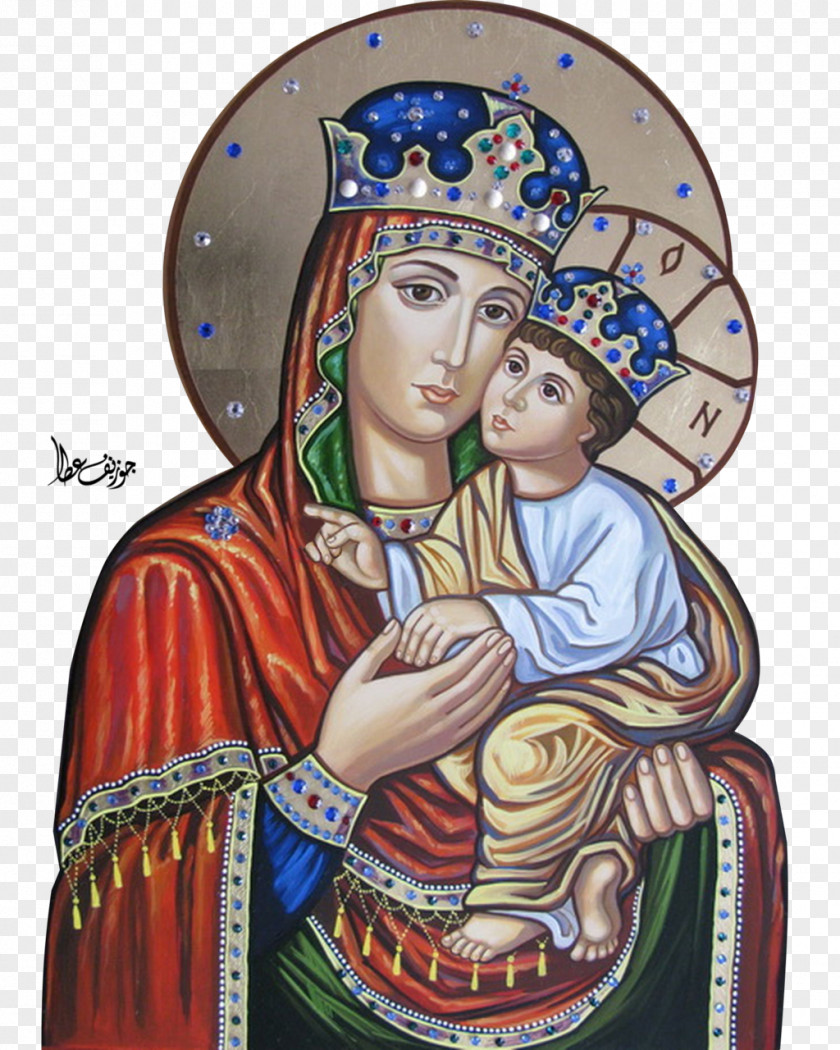Mary Iconographie Orthodoxe De La Mère Dieu Christian Church Icon PNG