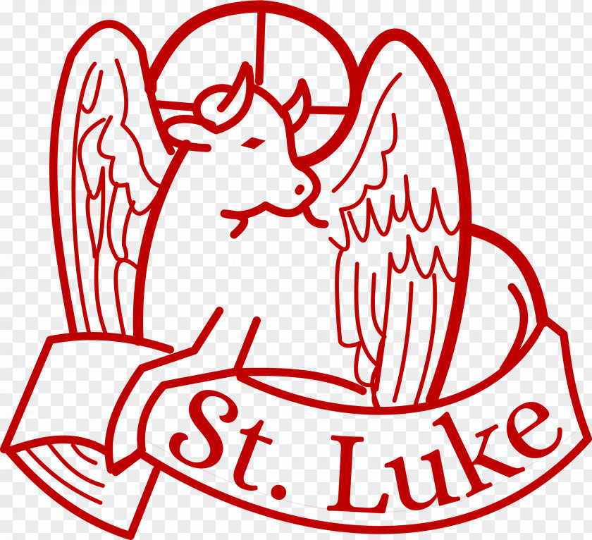 MOTIF Gospel Of Luke Symbol Religion Clip Art PNG