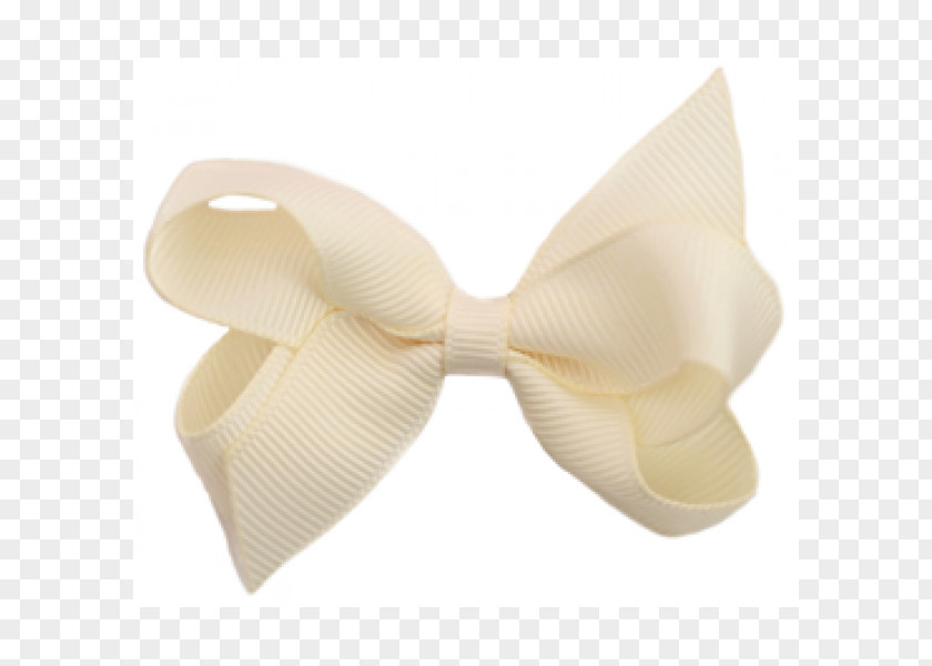 Ribbon Classic Bow Tie Beige PNG