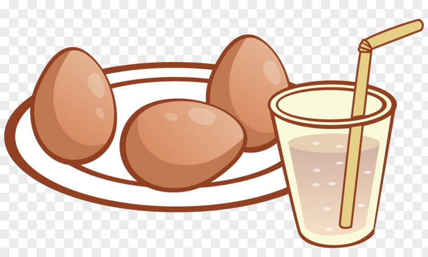 An Egg And Juice Apple PNG