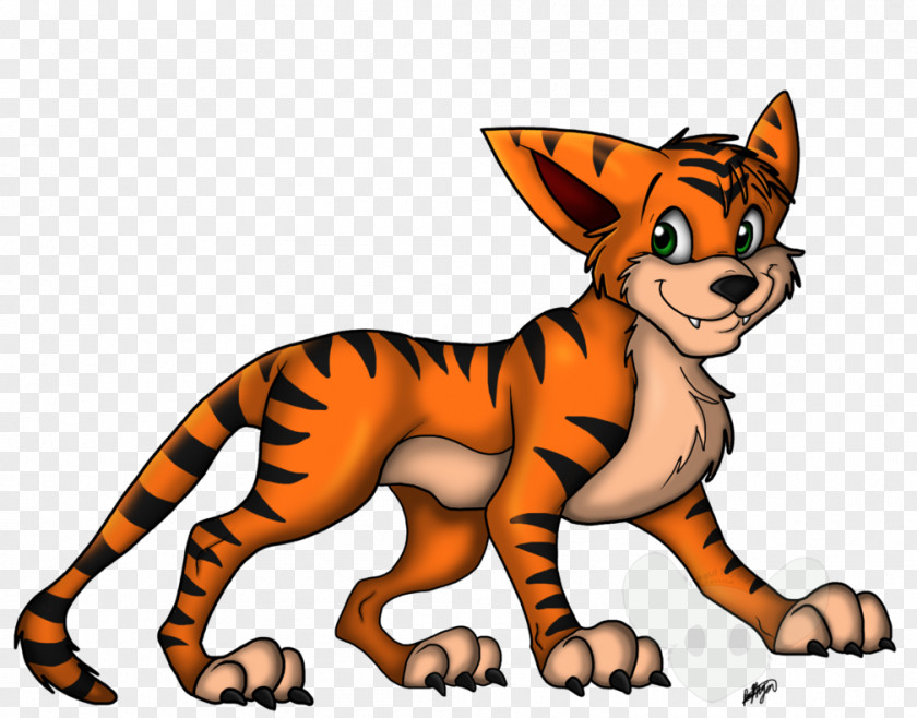 Crash Bandicoot Cat Tiger Mammal Carnivora Red Fox PNG