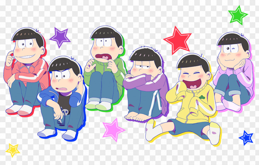 Karamatsu 書き下ろし Pin Badges Clip Art PNG