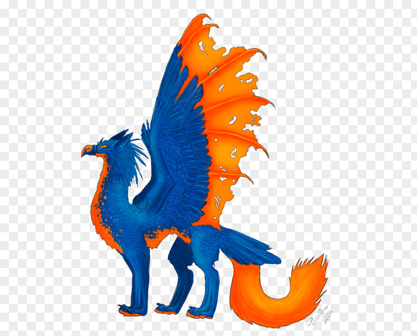 Orange BlueGriffon Digital Art Red PNG