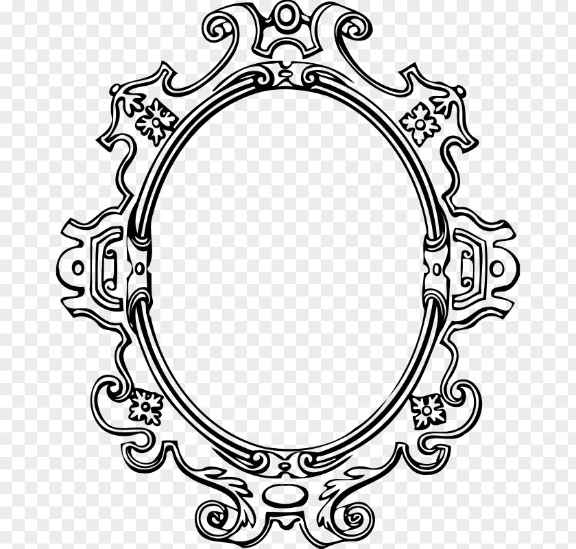 Picture Frames Borders And Floral Ornament Decorative Arts Clip Art PNG