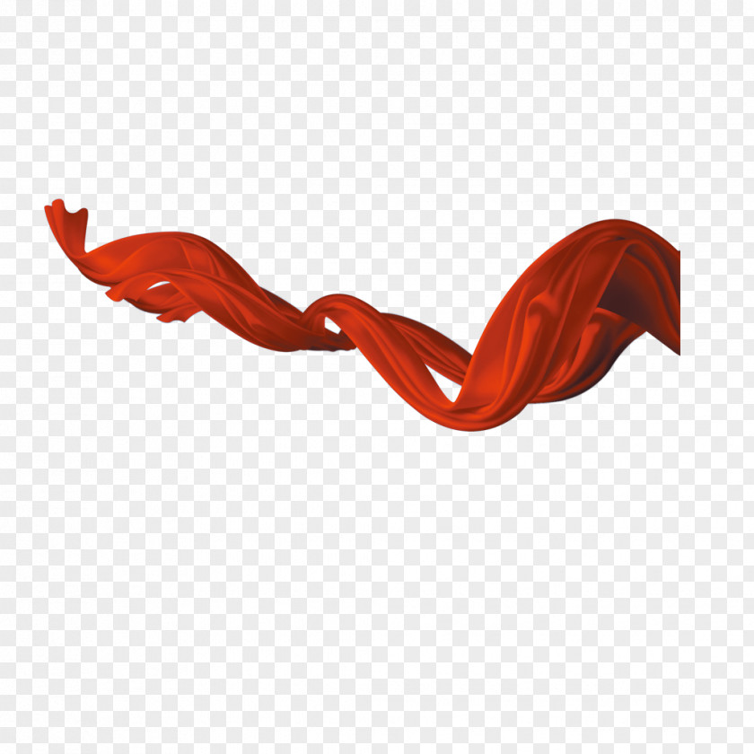 Red Ribbon Textile Computer File PNG