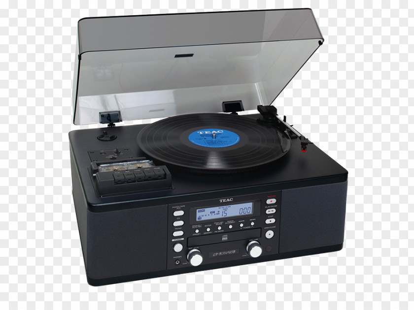 Teac Cd Recorder Player LP-R550USB Compact Cassette Phonograph Record Disc PNG