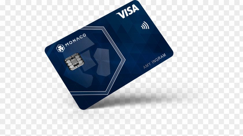 Visa Credit Card Monaco Debit Cryptocurrency PNG