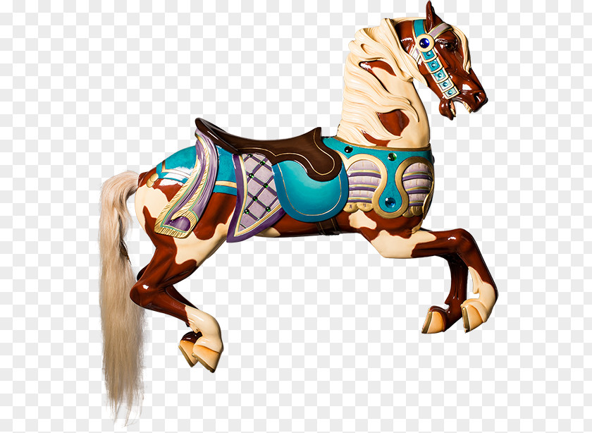 Mustang Carousel Zorse Stallion Horse Tack PNG