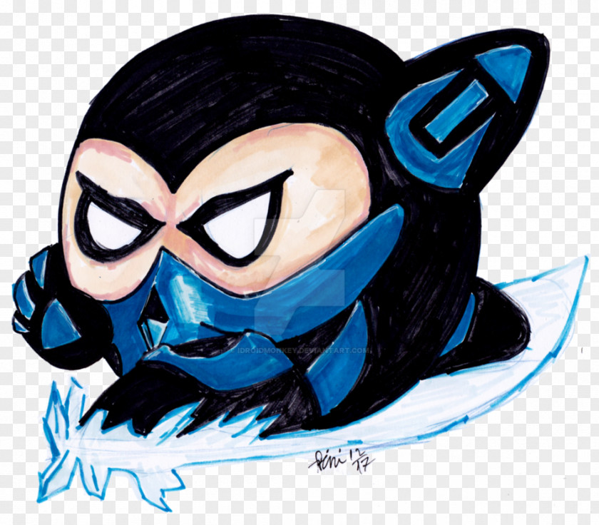 Speed Drawing Sub-Zero Mortal Kombat YouTube Kirby PNG