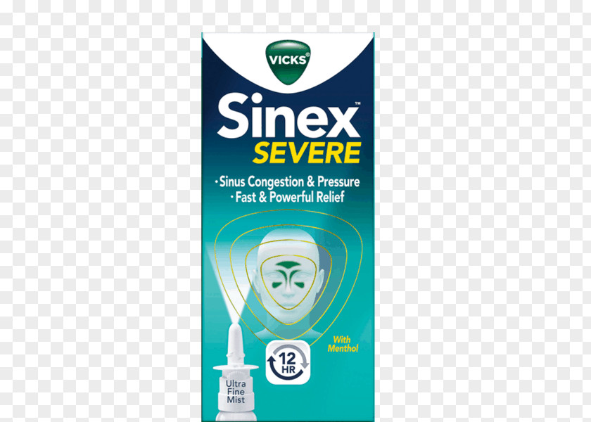 Vicks Sinex Nasal Spray Decongestant Oxymetazoline Congestion PNG