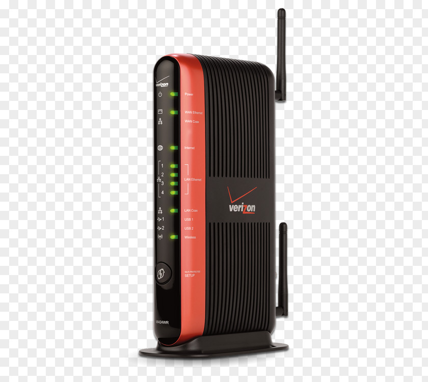 Wireless Router Verizon FiOS Actiontec MI424WR DSL Modem PNG