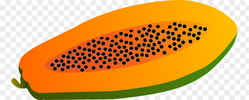 Papaya Fruit Clip Art PNG