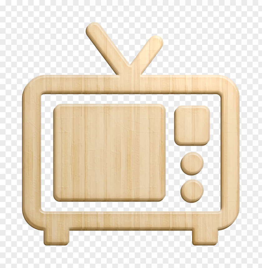 Television With Antenna Icon Cinetomatographicons Tv PNG