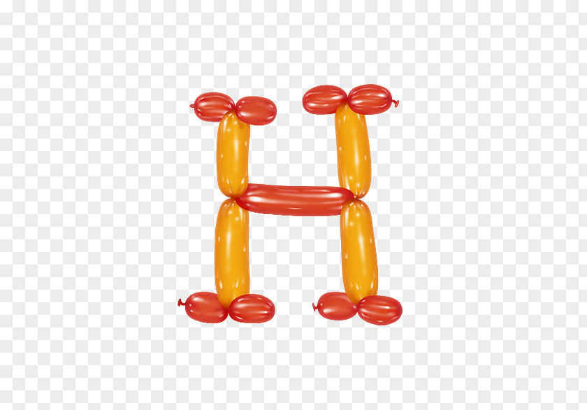 Balloon Letter H PNG