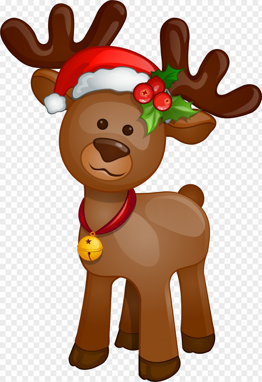 Fawn Moose Christmas Tree Drawing PNG