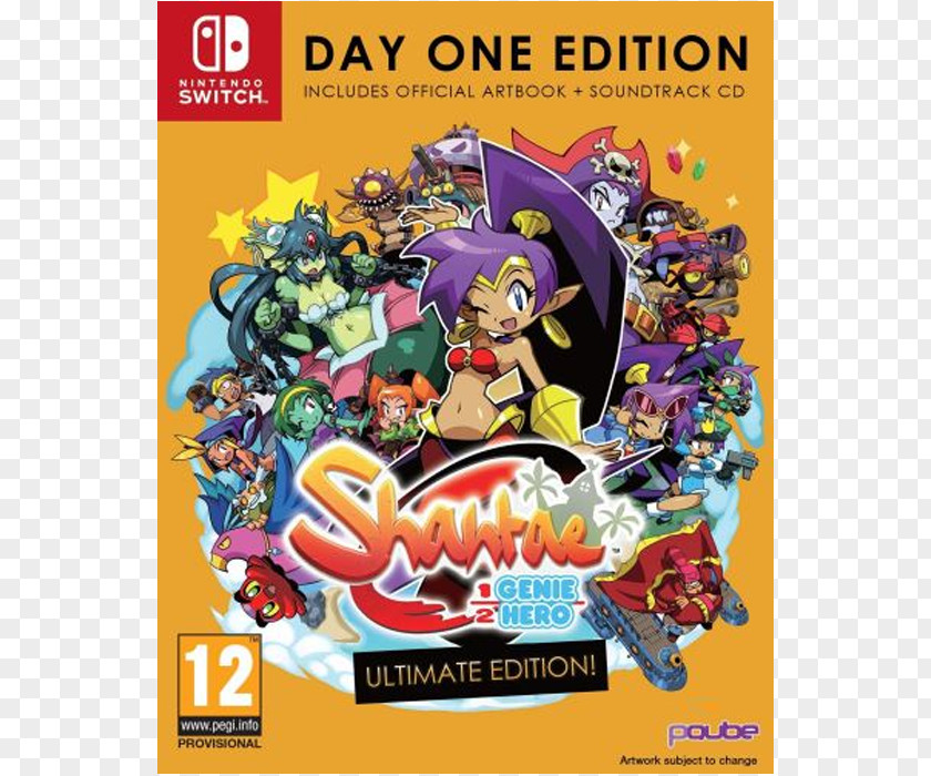Smurfs And The Halfgenie Shantae: Half-Genie Hero Nintendo Switch Risky's Revenge PlayStation 4 Video Game PNG