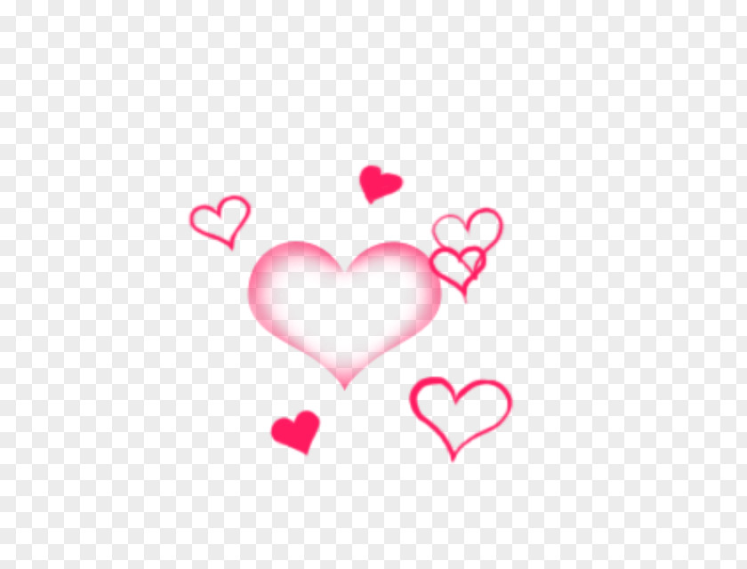 Valentine's Day Pink M Line Heart Clip Art PNG
