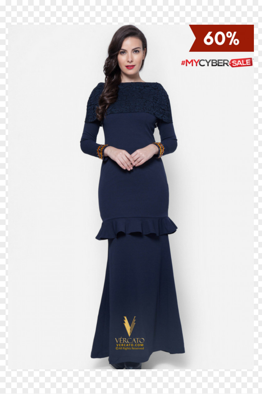 Hijab Black Baju Kurung Navy Blue Kebaya Fashion Lace PNG