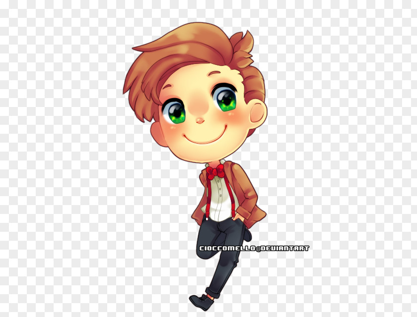 Matt Smith Character Mascot Figurine Clip Art PNG