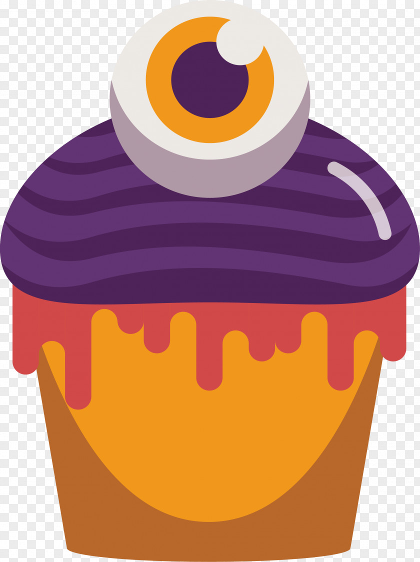 Scary Eye Cup Cake Cupcake Fruitcake Clip Art PNG