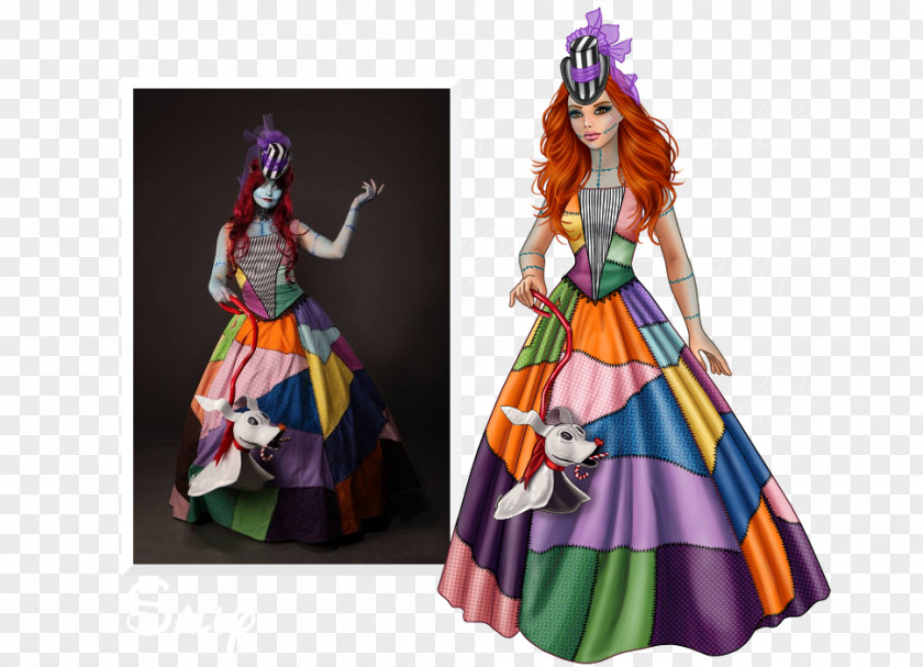 Sally Costume Design PNG