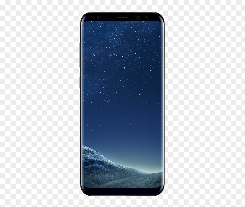 Samsung Galaxy S8+ Smartphone Telephone Midnight Black PNG