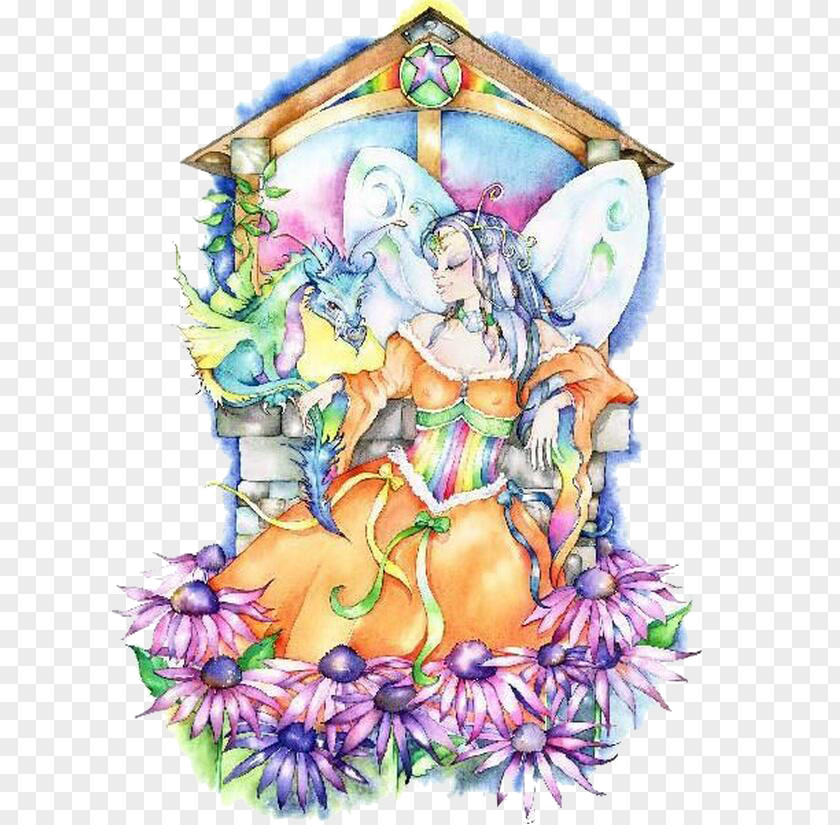 Beauty Wizard France Fairy Art Paper Illustration PNG