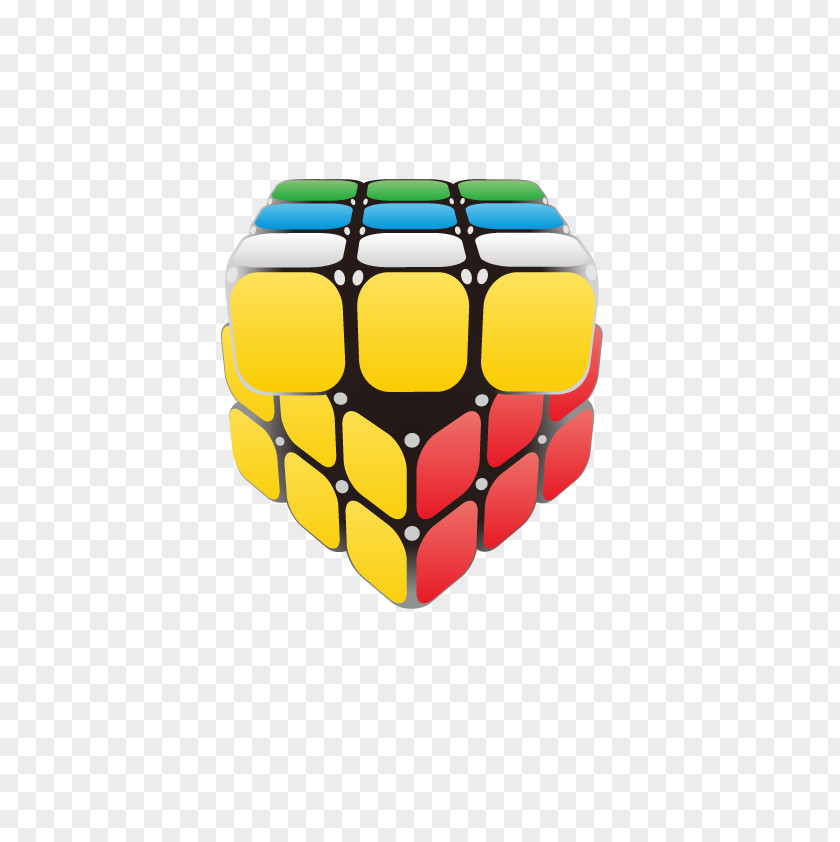 Vector Cube 3D Rubiks PNG