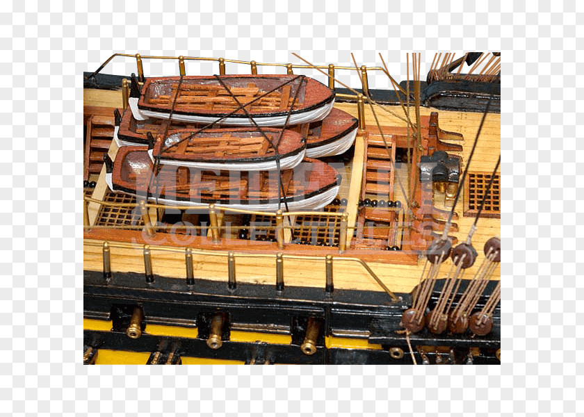 Victory Ship HMS Galleon Of The Line Model PNG