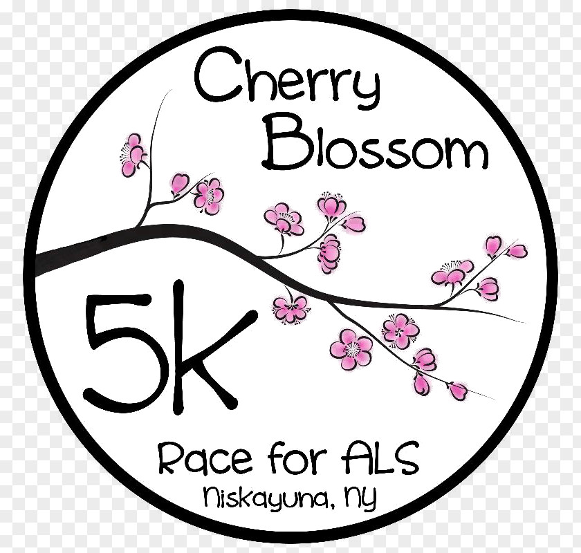 Cherry Blossom Logo Flower Line Clip Art PNG