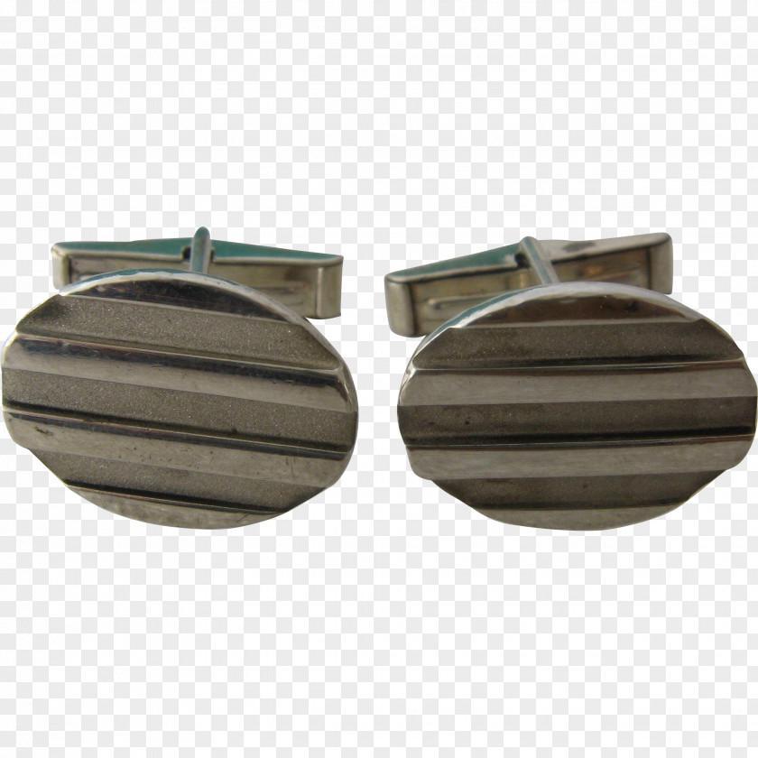 Design Cufflink Silver PNG