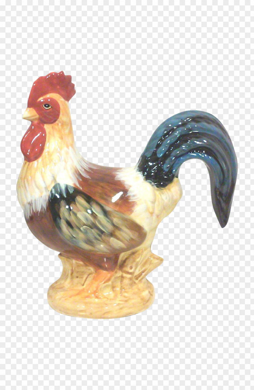 Hand-painted Chicken Rooster Ceramic Etsy Figurine PNG