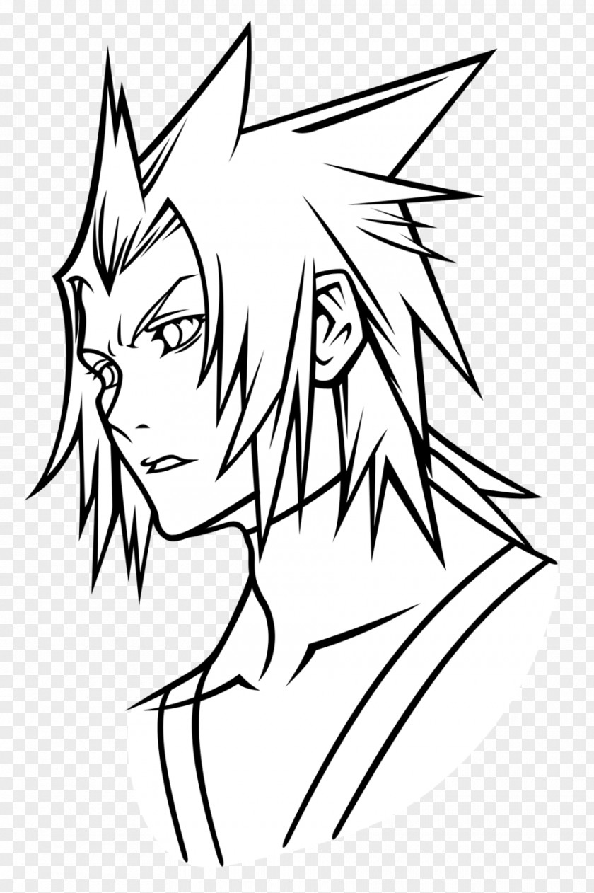 Kingdom Hearts Birth By Sleep Terra Drawing Aqua Line Art PNG