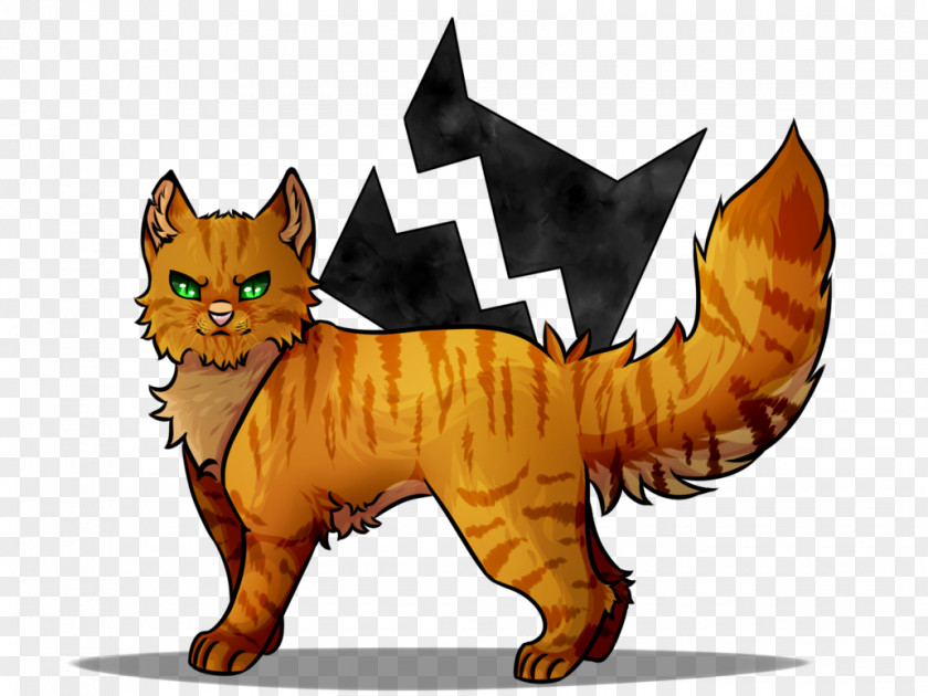 Kitten Cat Warriors Whiskers Firestar PNG