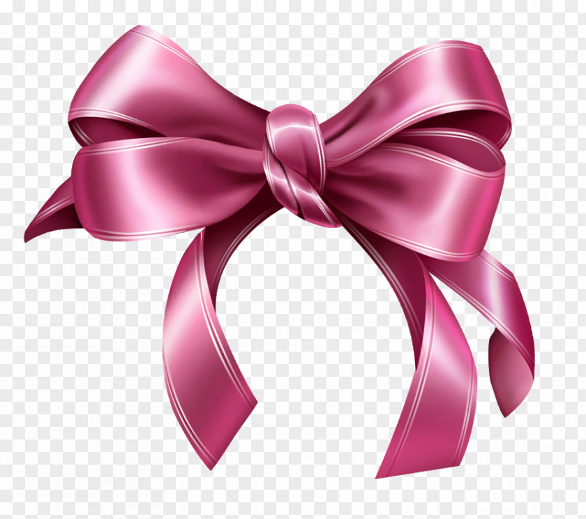 Pink Bow Clipart Picture Ribbon Clip Art PNG